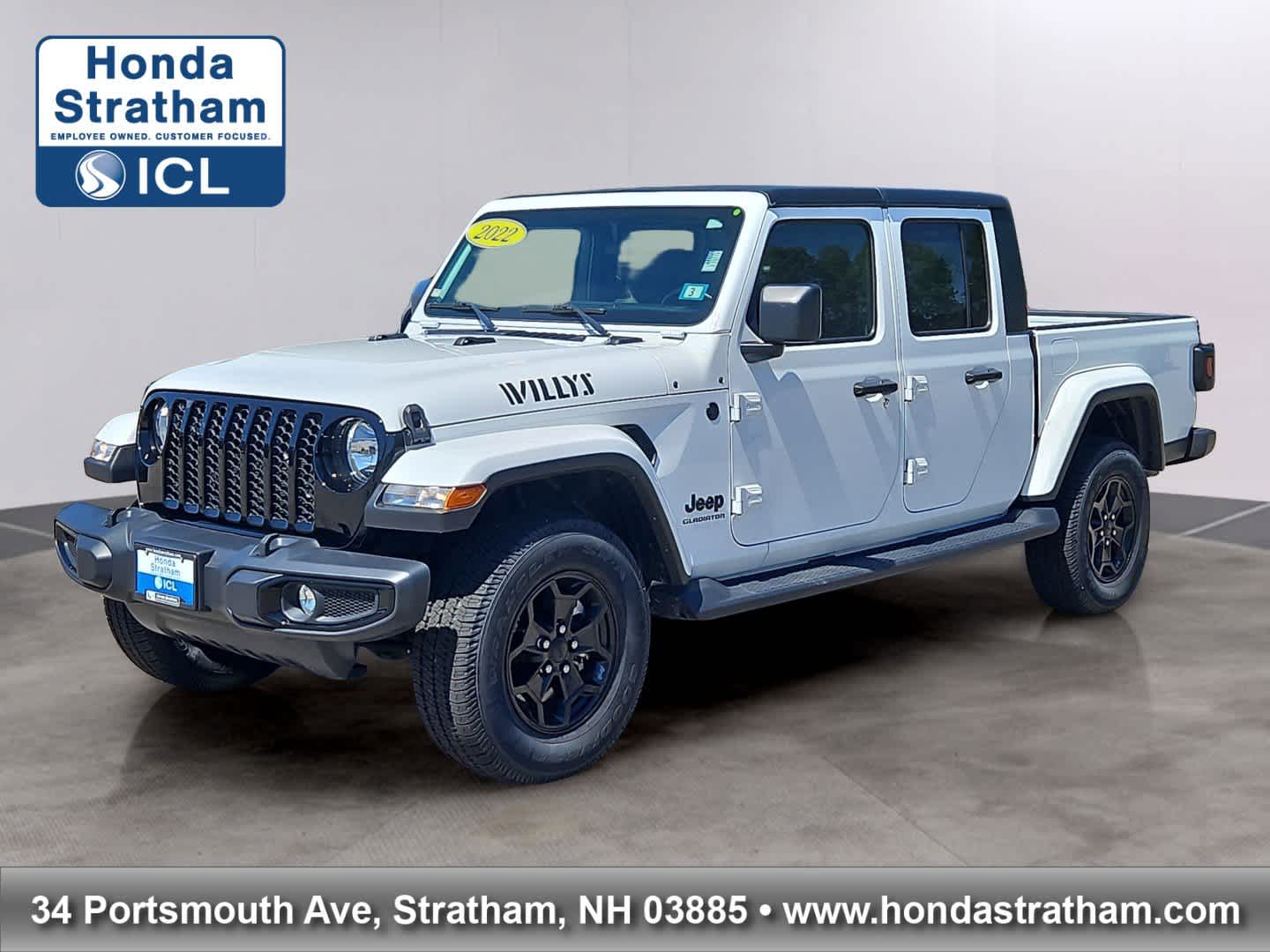 2022 Jeep Gladiator Willys 4x4 Truck Crew Cab