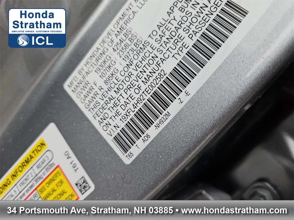 New 2026 Honda Civic Hatchback Hybrid Sport Touring Sport Touring CVT