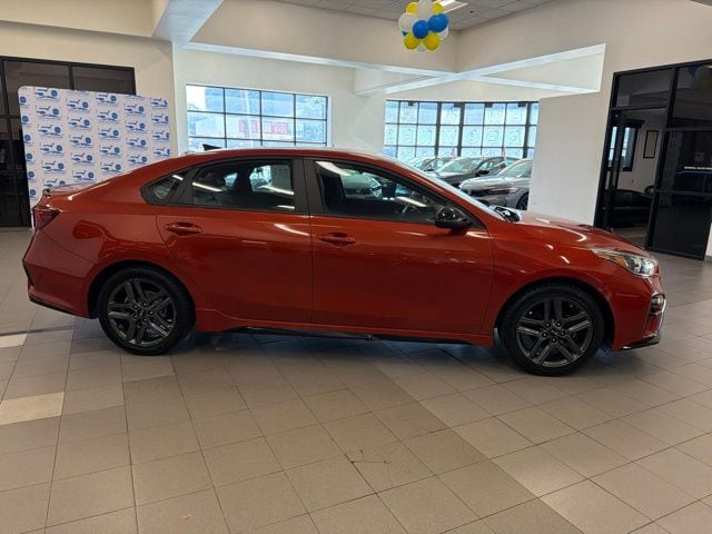 Used 2021 Kia Forte GT-Line with VIN 3KPF34AD3ME281587 for sale in Newton, MA