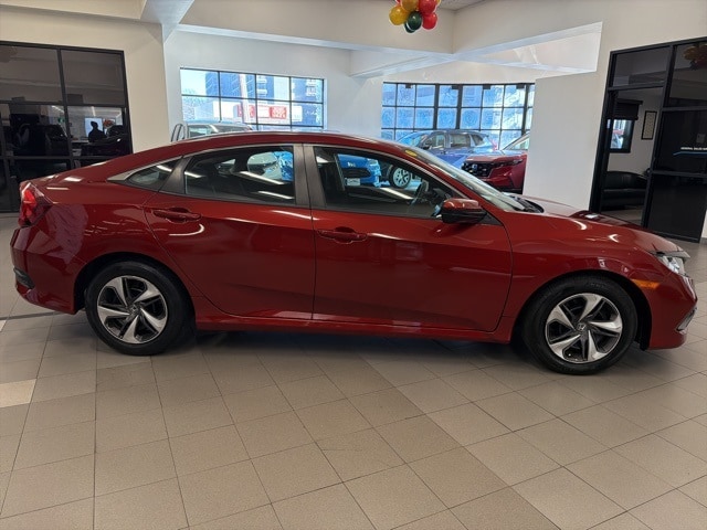 Used 2019 Honda Civic LX with VIN 19XFC2F67KE202109 for sale in Newton, MA