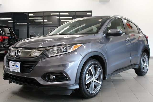 Used 2022 Honda HR-V EX with VIN 3CZRU6H52NM754627 for sale in Newton, MA