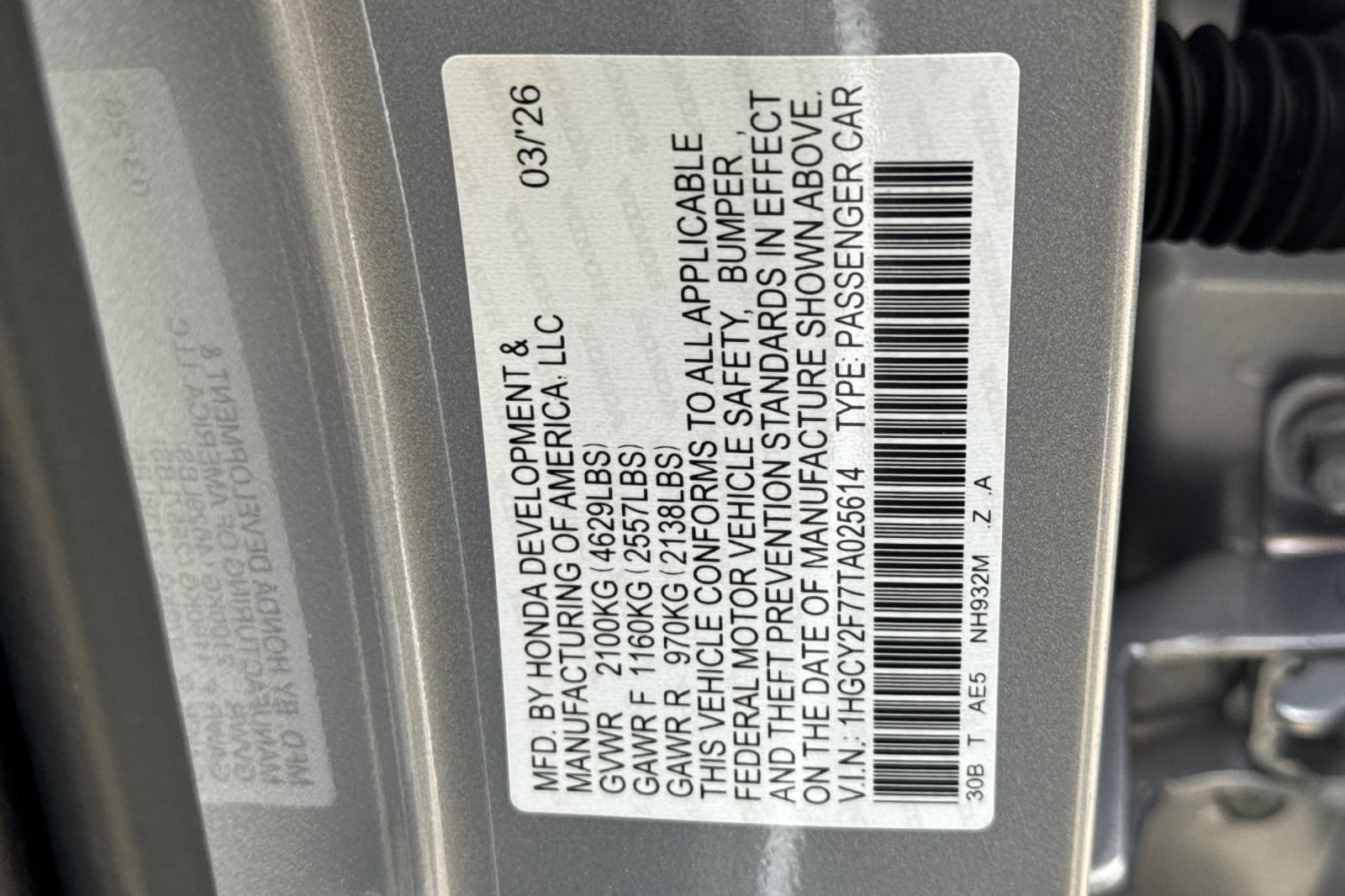 2026 Honda Accord Hybrid Sport-L - Photo 23