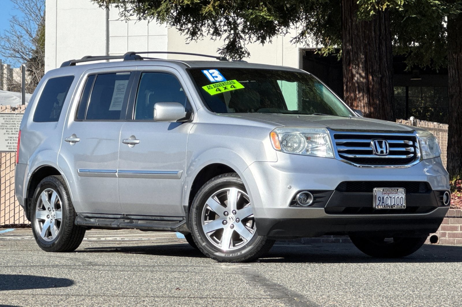 Used 2013 Honda Pilot Touring with VIN 5FNYF4H93DB079263 for sale in Walnut Creek, CA