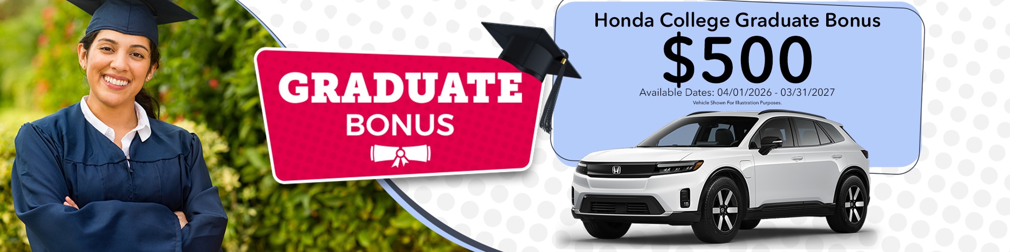 Honda College Graduate Bonus Header