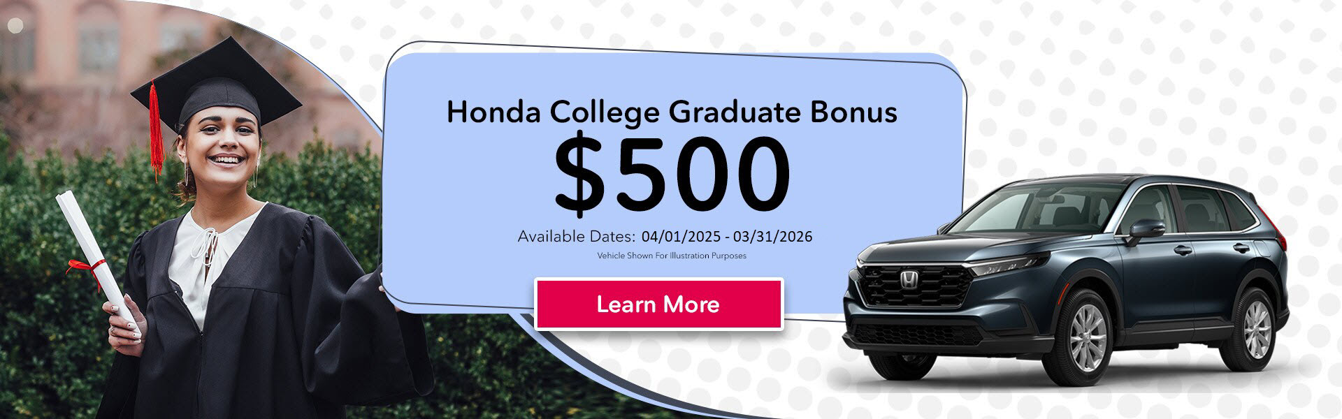 Honda College Graduate Bonus Header