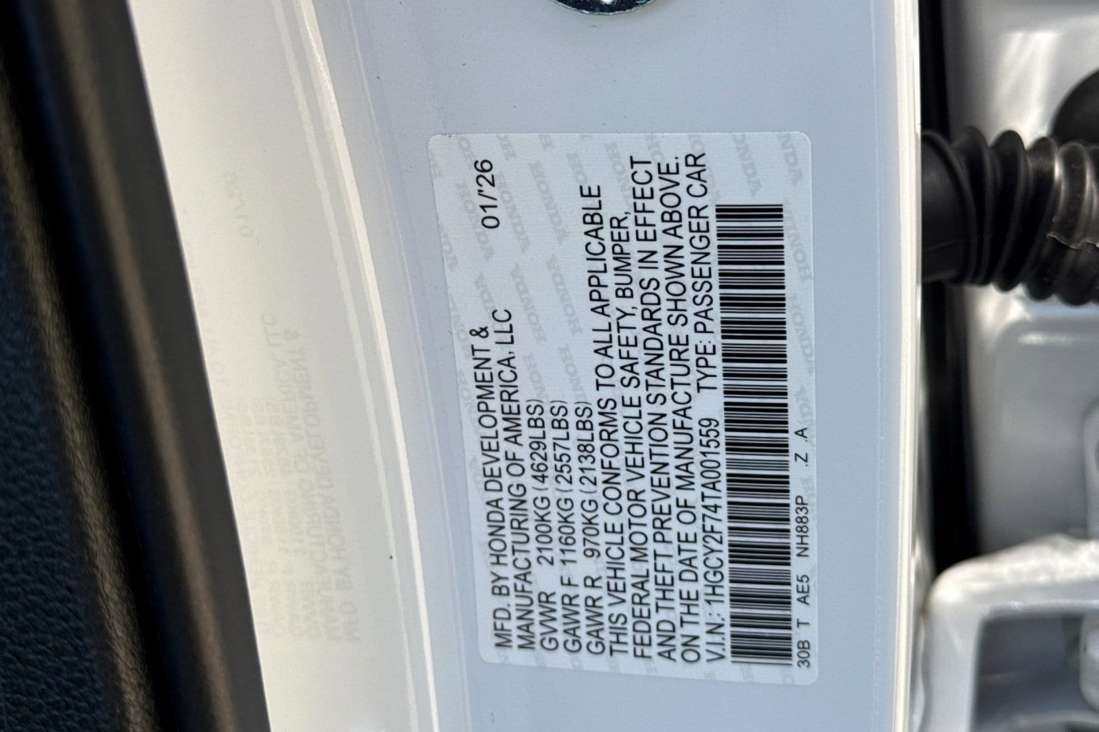 2026 Honda Accord Hybrid Sport-L - Photo 23