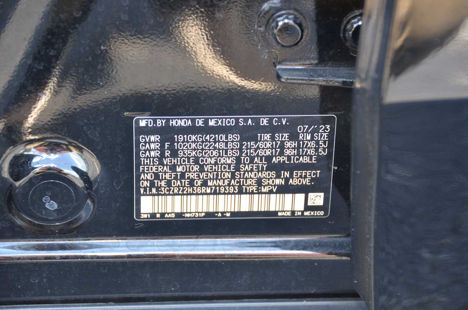 2024 Honda HR-V LX - Photo 27