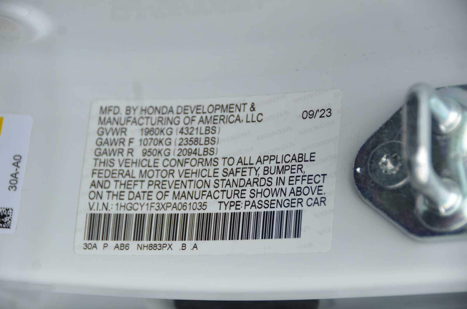 2023 Honda Accord EX - Photo 28