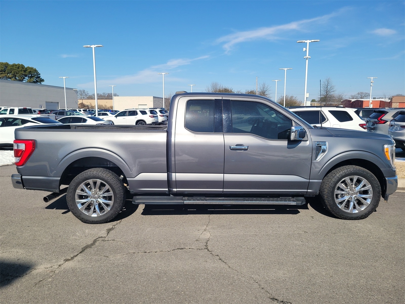 Used 2021 Ford F-150 Lariat with VIN 1FTEX1CP2MFC77140 for sale in Little Rock