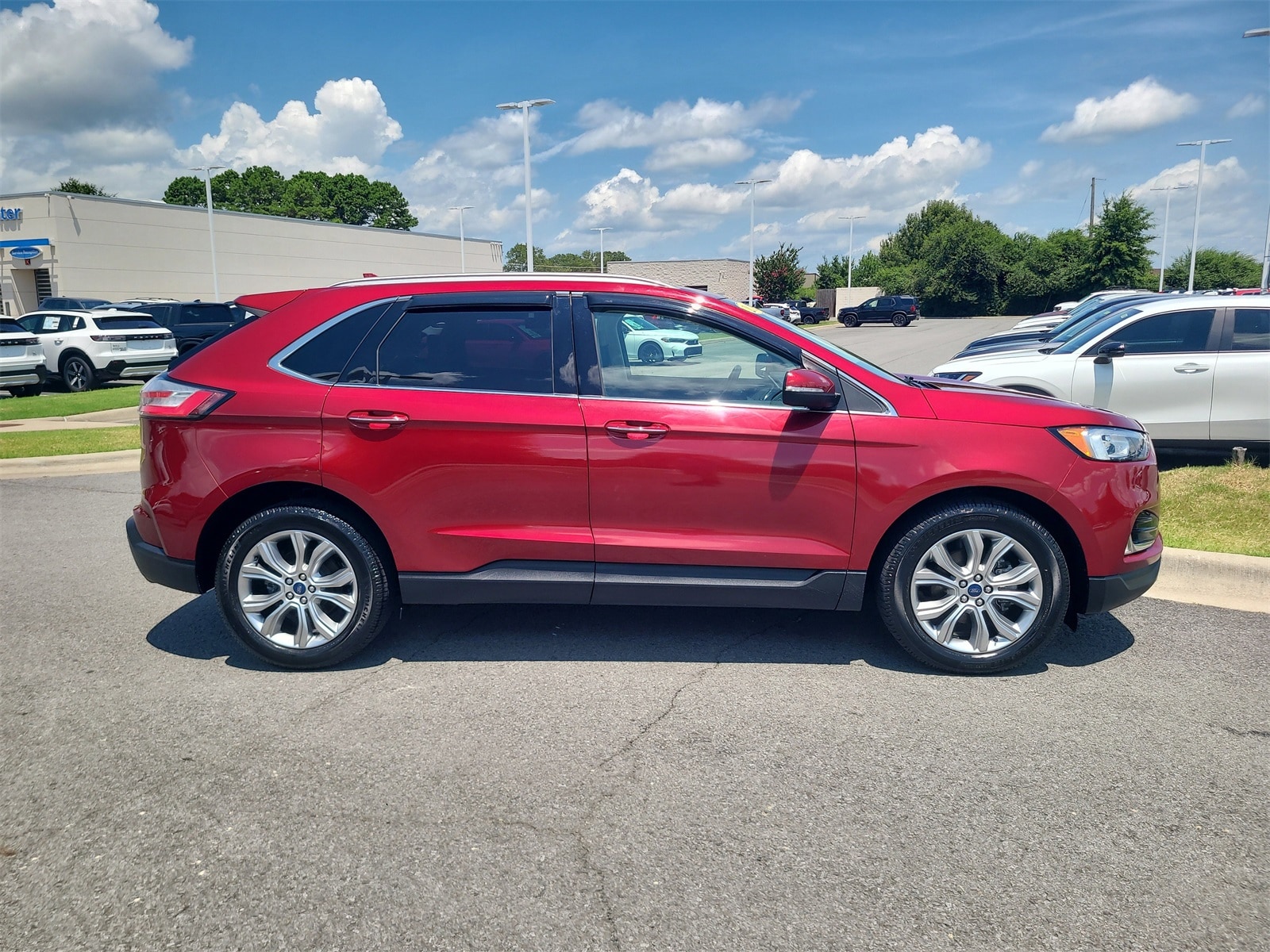 Used 2019 Ford Edge Titanium with VIN 2FMPK3K99KBC08395 for sale in Conway, AR