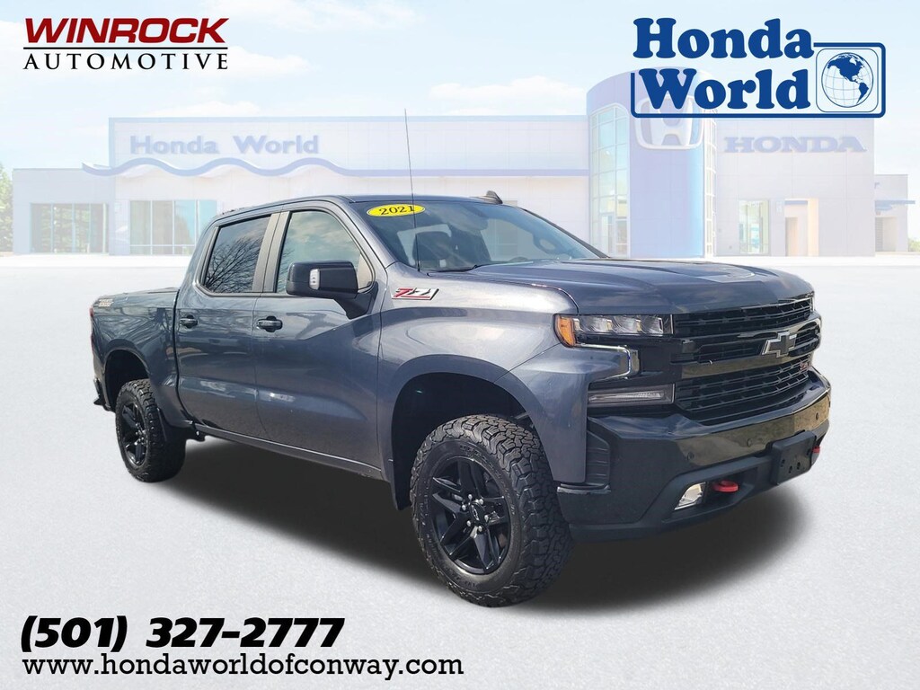 Used 2021 Chevrolet Silverado 1500 LT Trail Boss Truck Crew Cab
