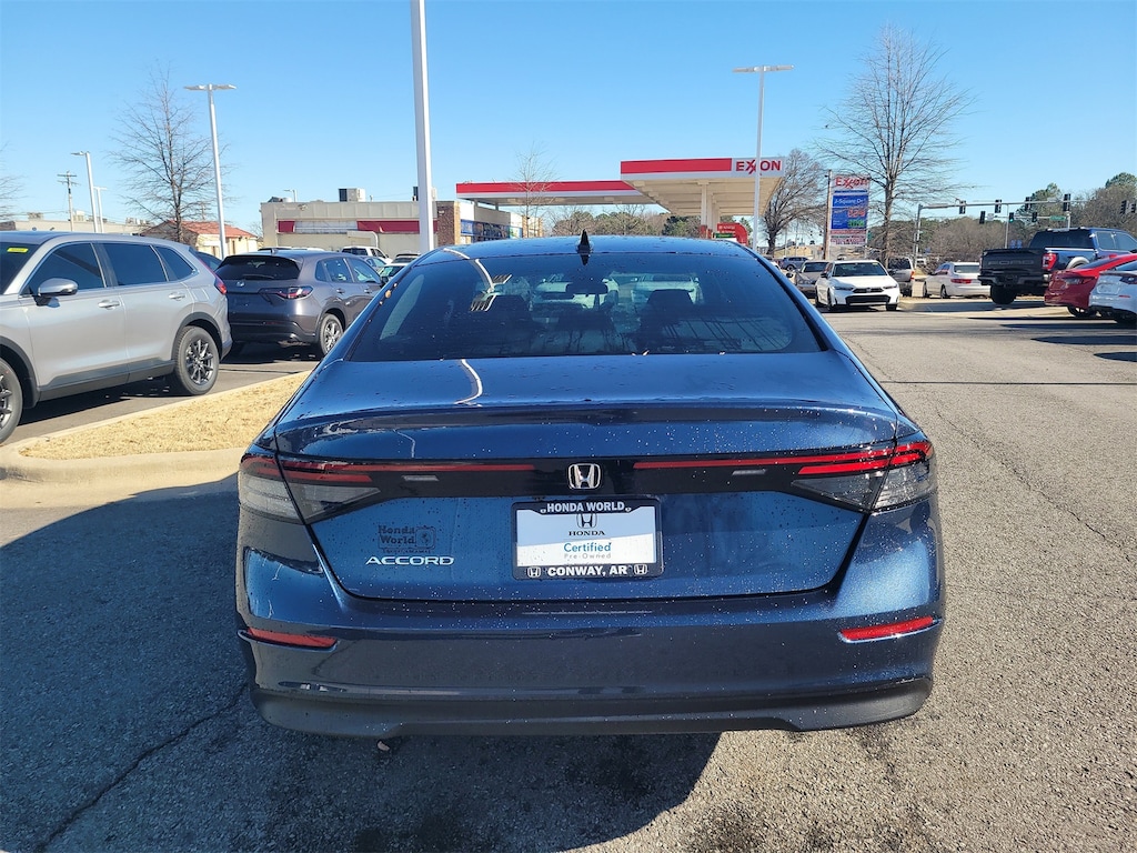 Certified 2025 Honda Accord SE Sedan