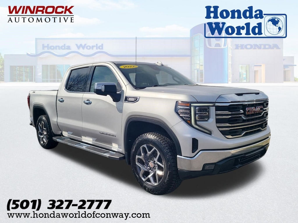 Used 2022 GMC Sierra 1500 SLT Truck Crew Cab