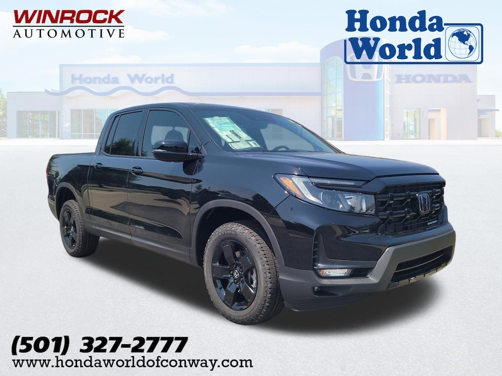New 2026 Honda Ridgeline Black Edition Truck Crew Cab