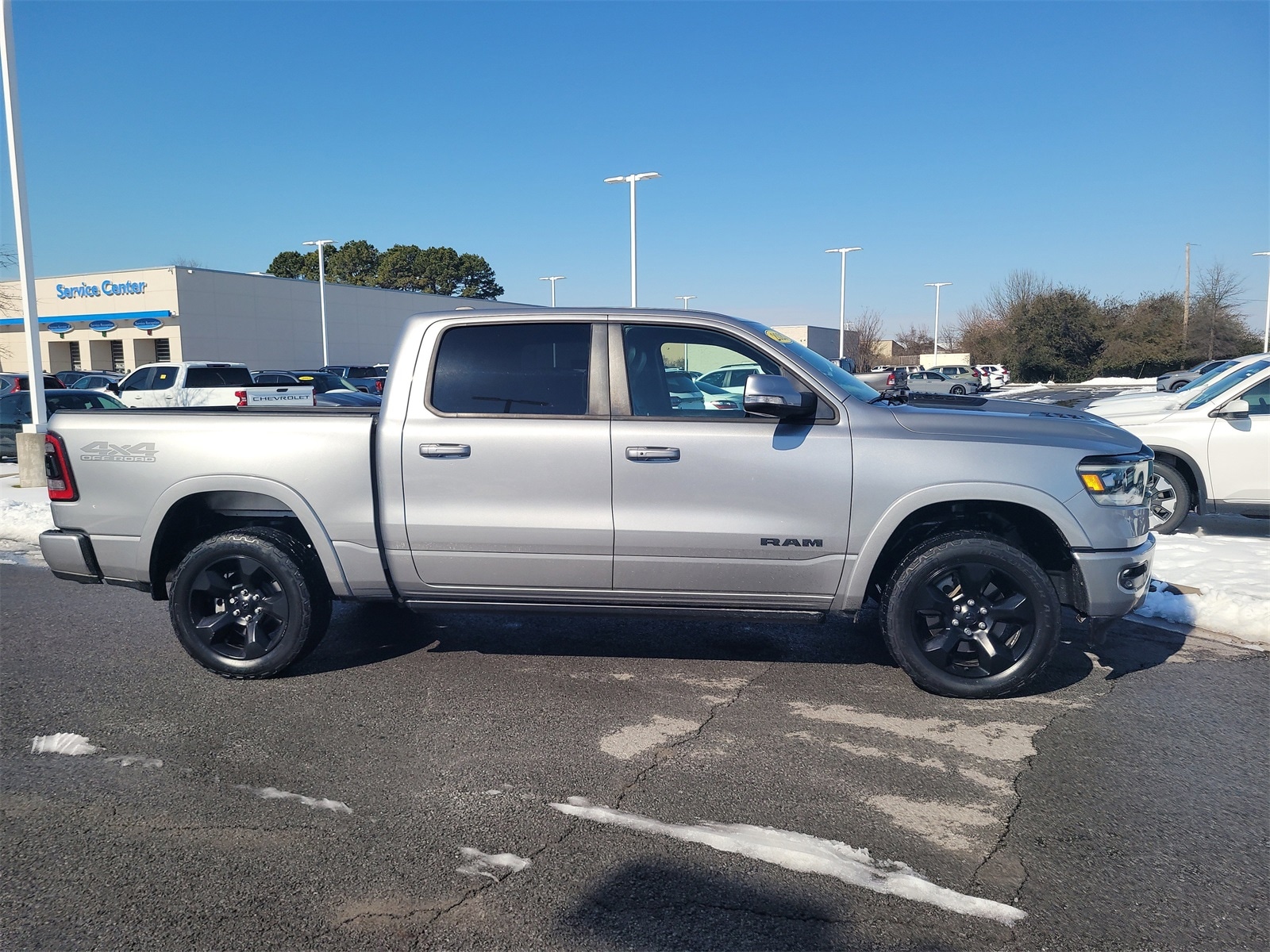 Used 2020 RAM Ram 1500 Pickup Laramie with VIN 1C6SRFJT3LN110047 for sale in Little Rock