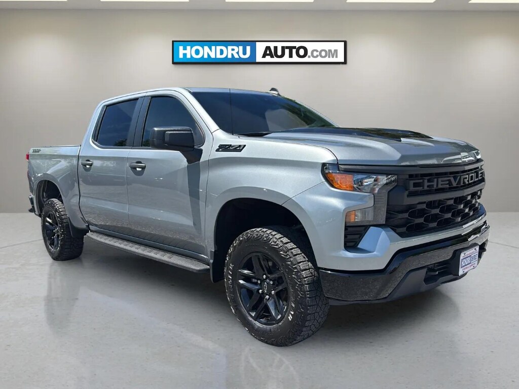Used 2024 Chevrolet Silverado 1500 Custom Trail Boss Truck Crew Cab