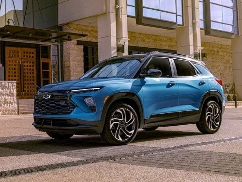 2025 Chevrolet Trailblazer RS parked on a street