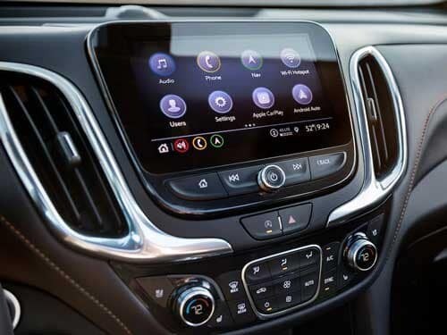 2025 Chevrolet Trax close up view of touchscreen