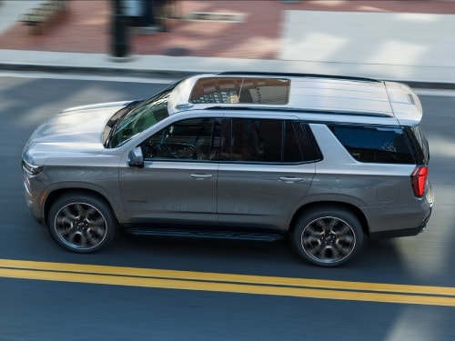 2026 Chevrolet Tahoe driving on a highway