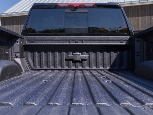 2026 Chevrolet Silverado 2500 close up view of bed of truck