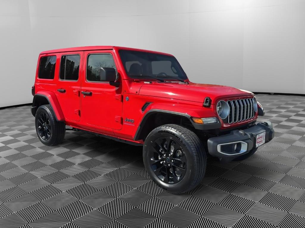 Used 2025 Jeep Wrangler 4xe Sahara 4XE with VIN 1C4RJXP62SW585185 for sale in Elizabethtown, PA
