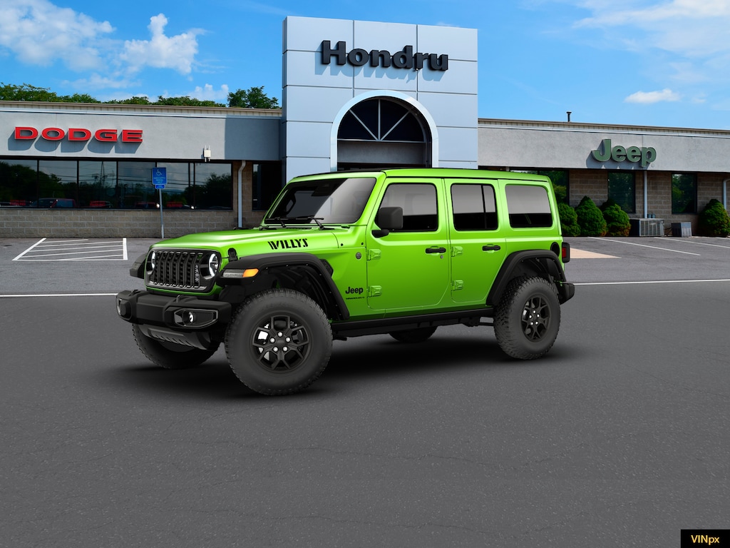 New 2026 Jeep Wrangler 4-Door Willys 4x4 Sport Utility