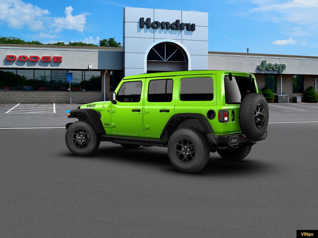 New 2026 Jeep Wrangler 4-Door Willys 4x4 Sport Utility