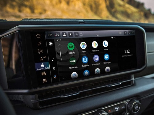 2025 Jeep Wrangler view of touchscreen