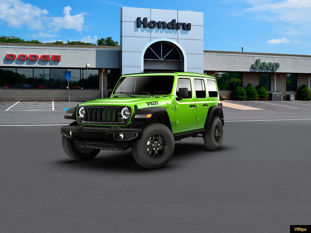 New 2026 Jeep Wrangler 4-Door Willys 4x4 Sport Utility
