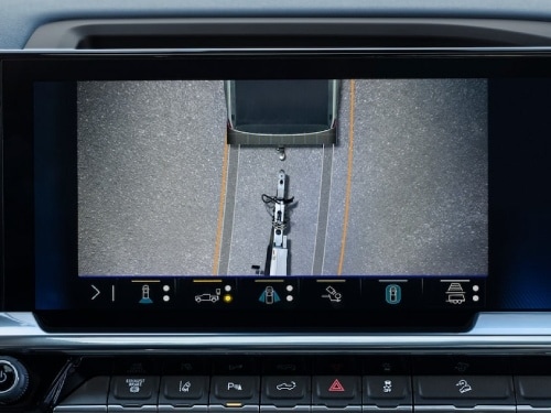 2025 Chevrolet Silverado HD rear camera view