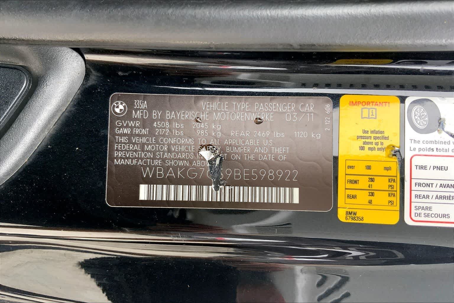 Thumbnail: 2011 BMW 3 Series - 19