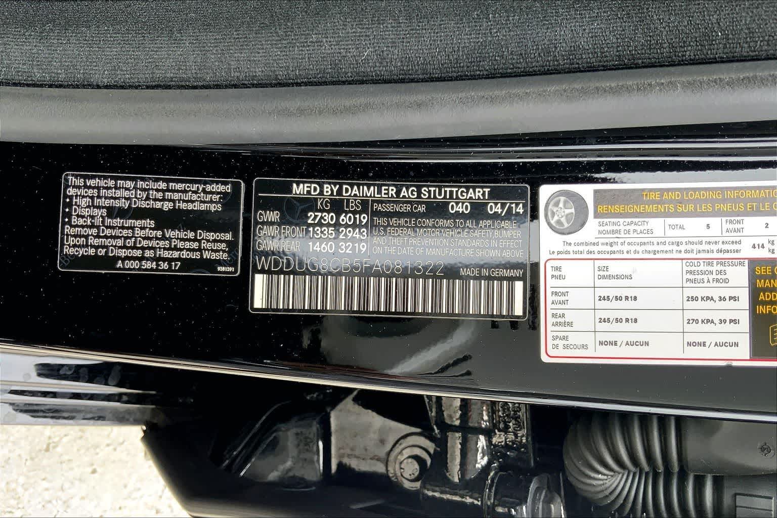 Thumbnail: 2015 Mercedes-Benz S-Class - 20