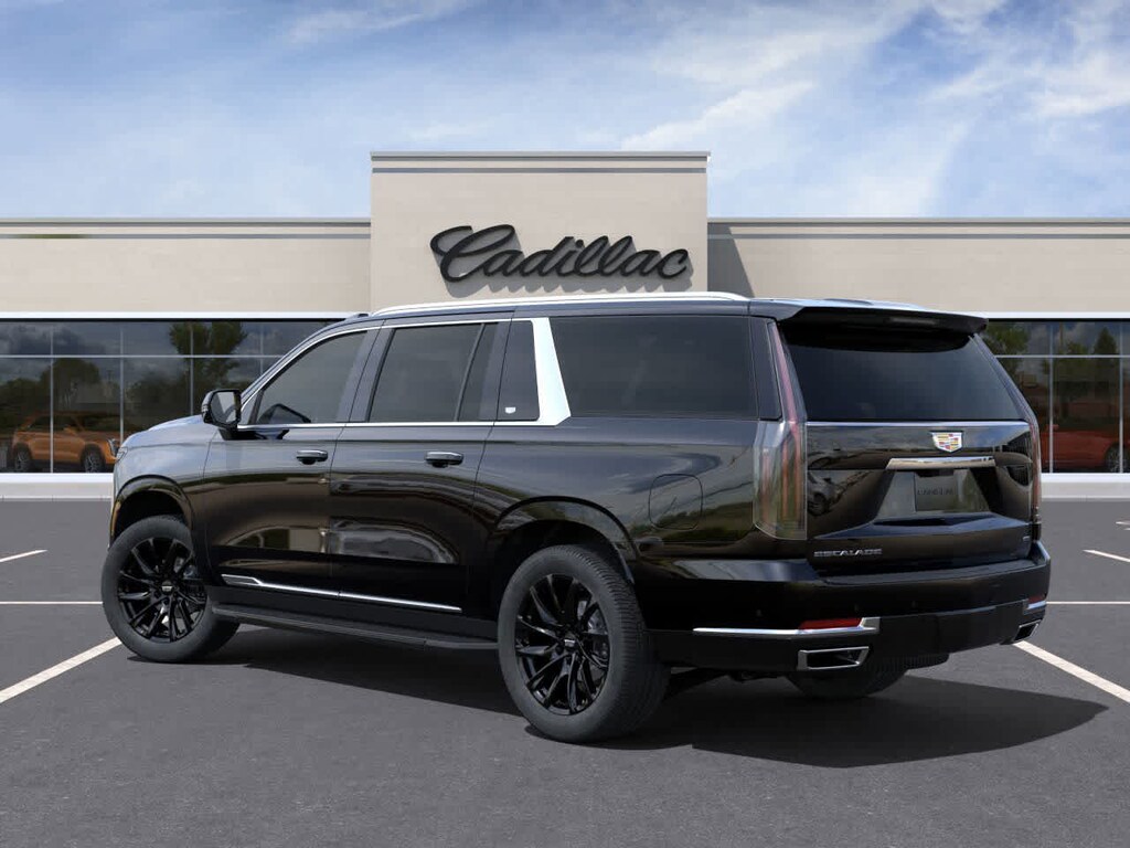 New 2025 CADILLAC Escalade ESV SUV Premium Luxury Black Raven For Sale Medford OR Lithia