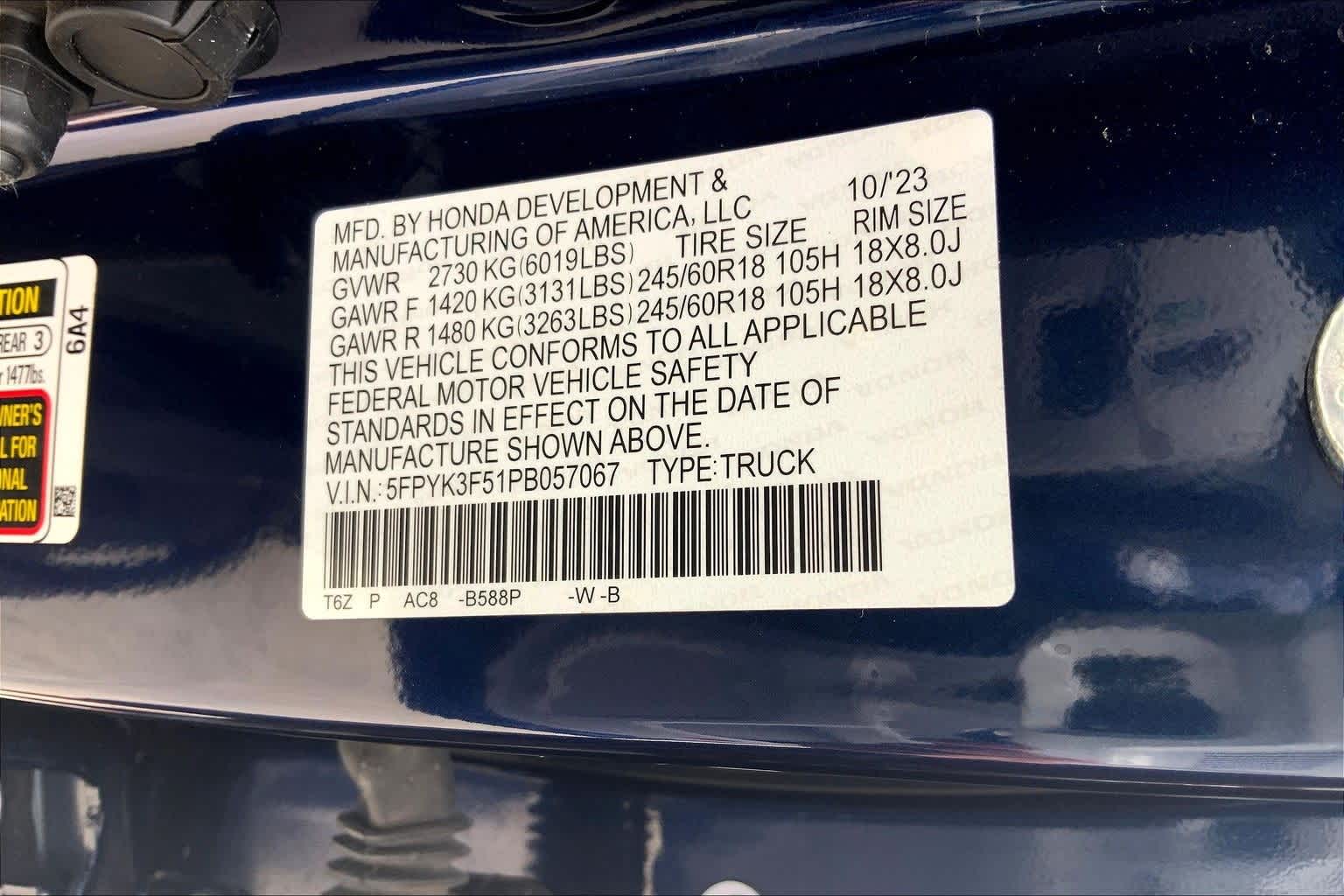 Thumbnail: 2023 Honda Ridgeline - 21