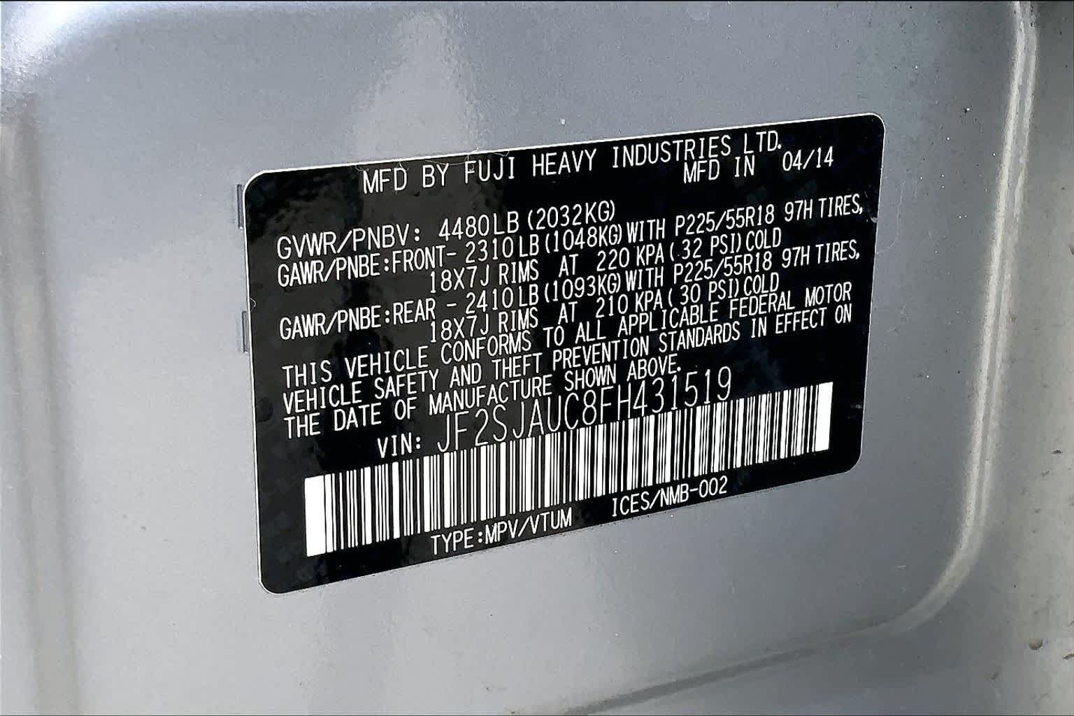 Thumbnail: 2015 Subaru Forester - 20