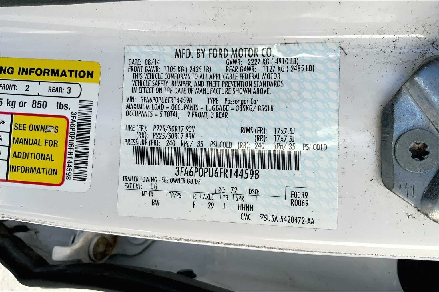 Thumbnail: 2015 Ford Fusion - 20