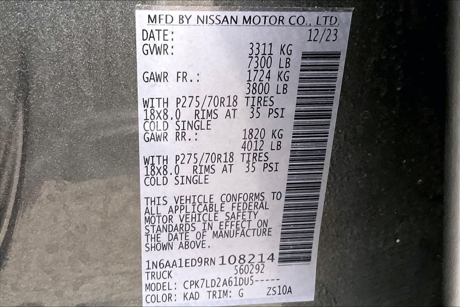 Thumbnail: 2024 Nissan Titan - 20