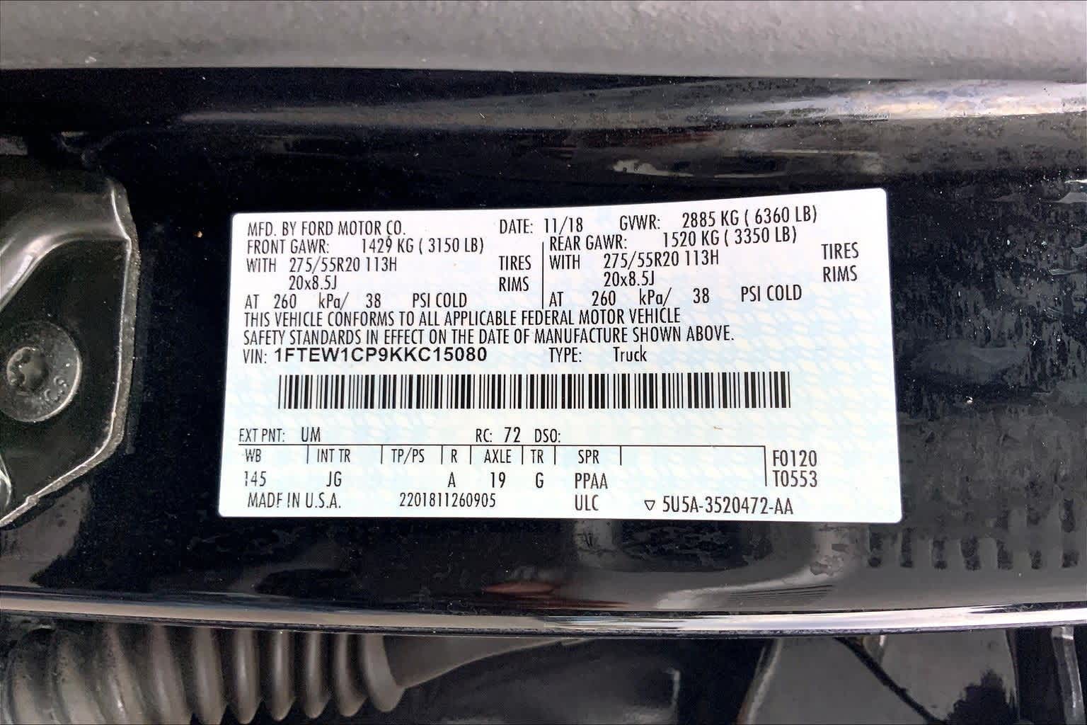 Thumbnail: 2019 Ford F-150 - 20