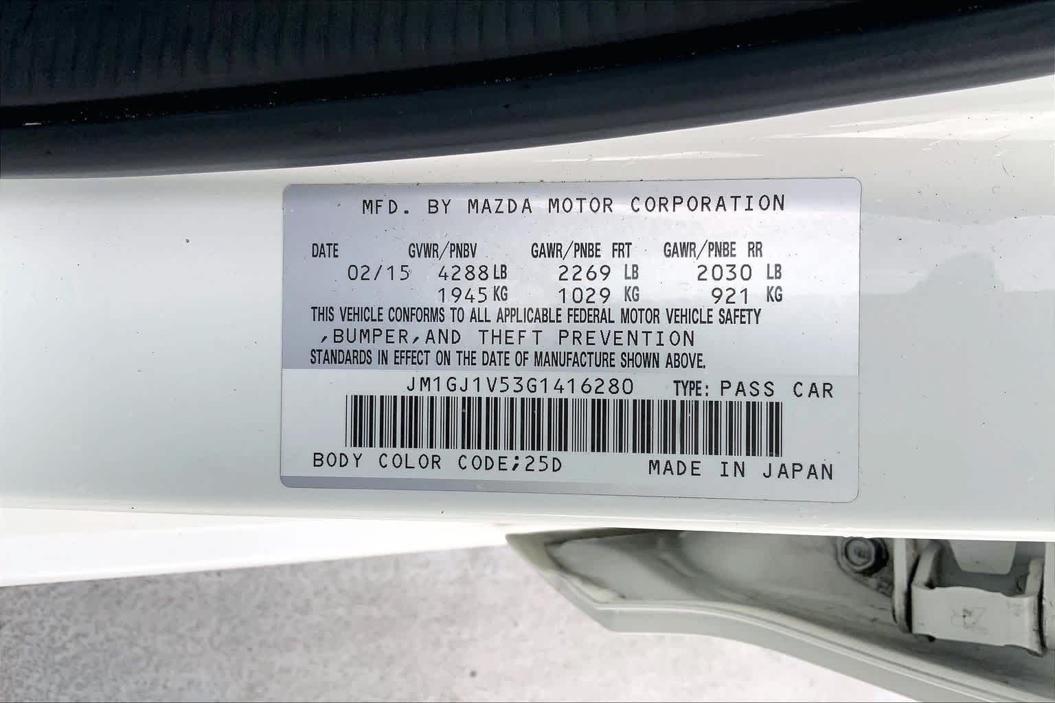 Thumbnail: 2016 Mazda Mazda6 - 20