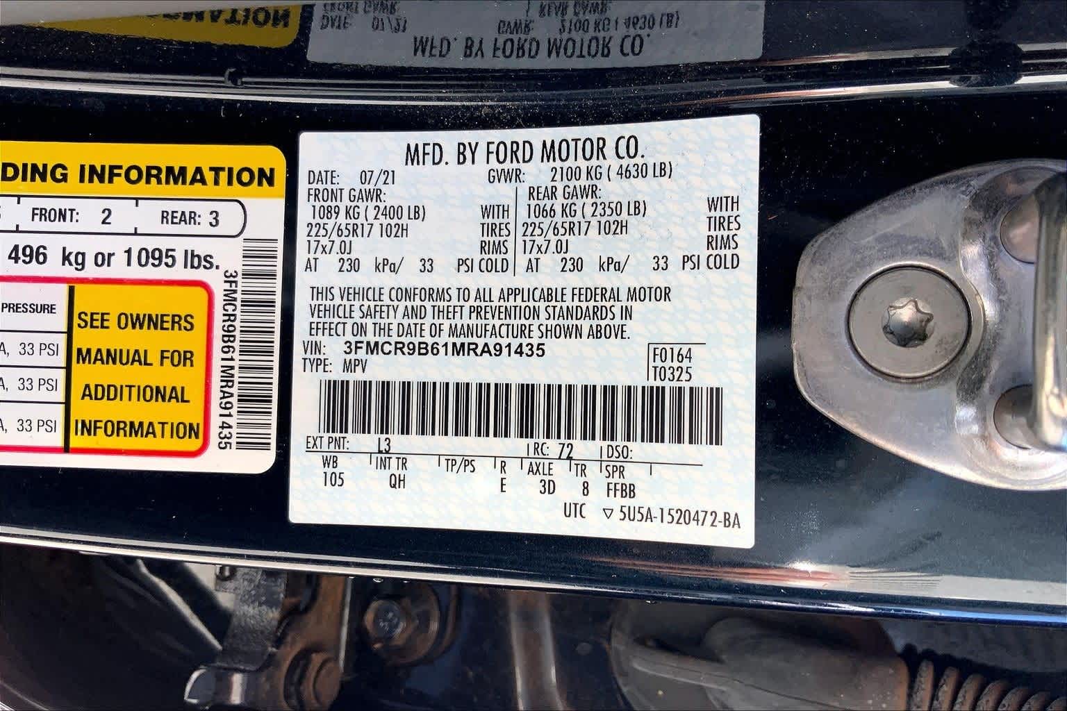 Thumbnail: 2021 Ford Bronco Sport - 20