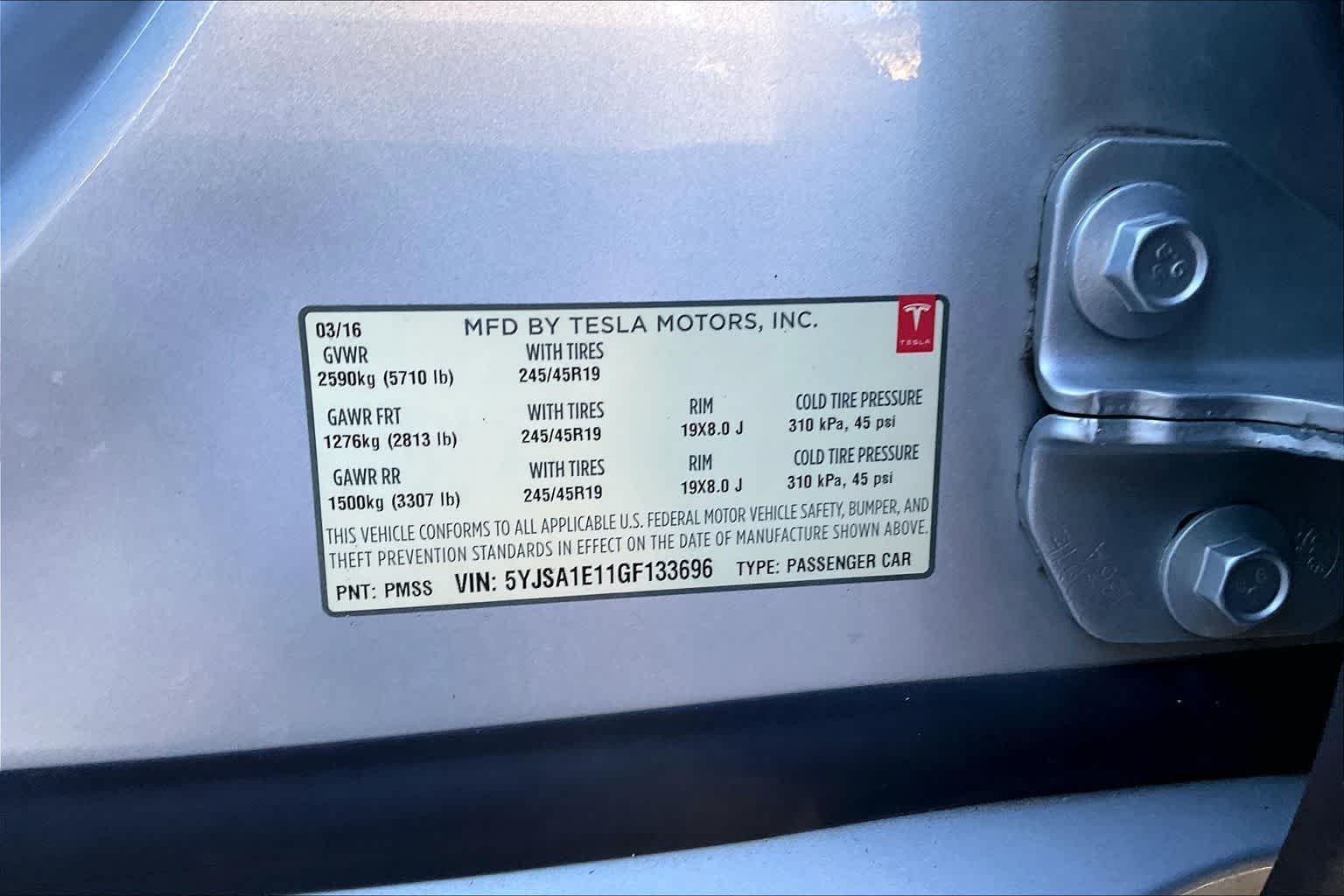 Thumbnail: 2016 Tesla Model S - 20