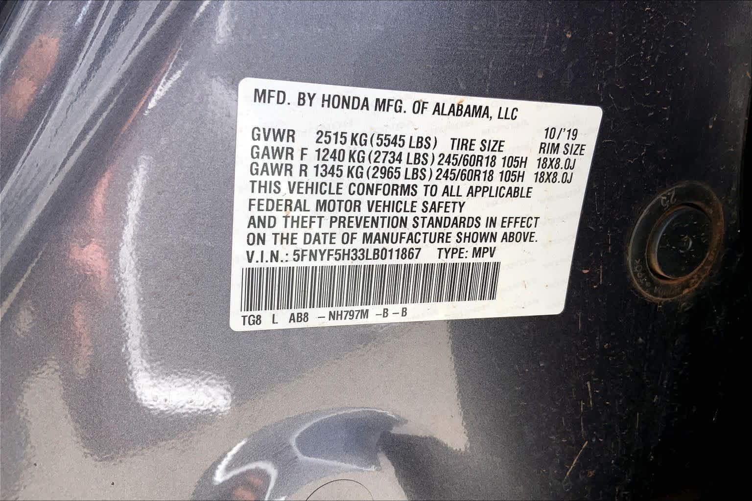 Thumbnail: 2020 Honda Pilot - 20