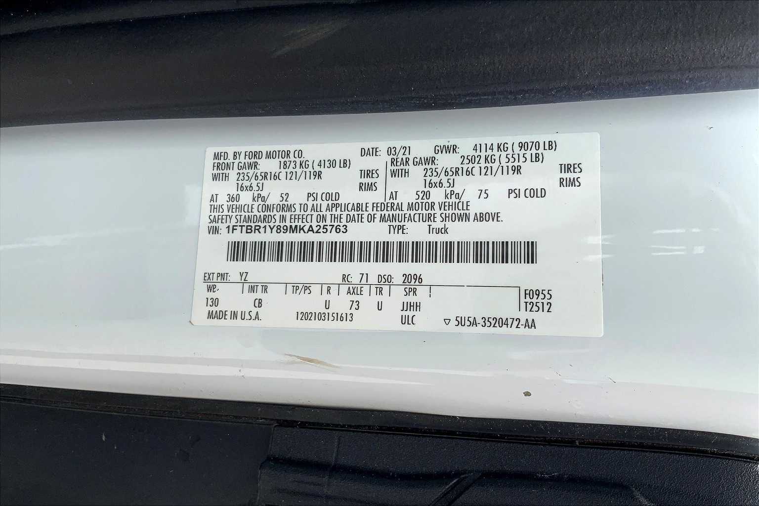 Thumbnail: 2021 Ford Transit Series - 20