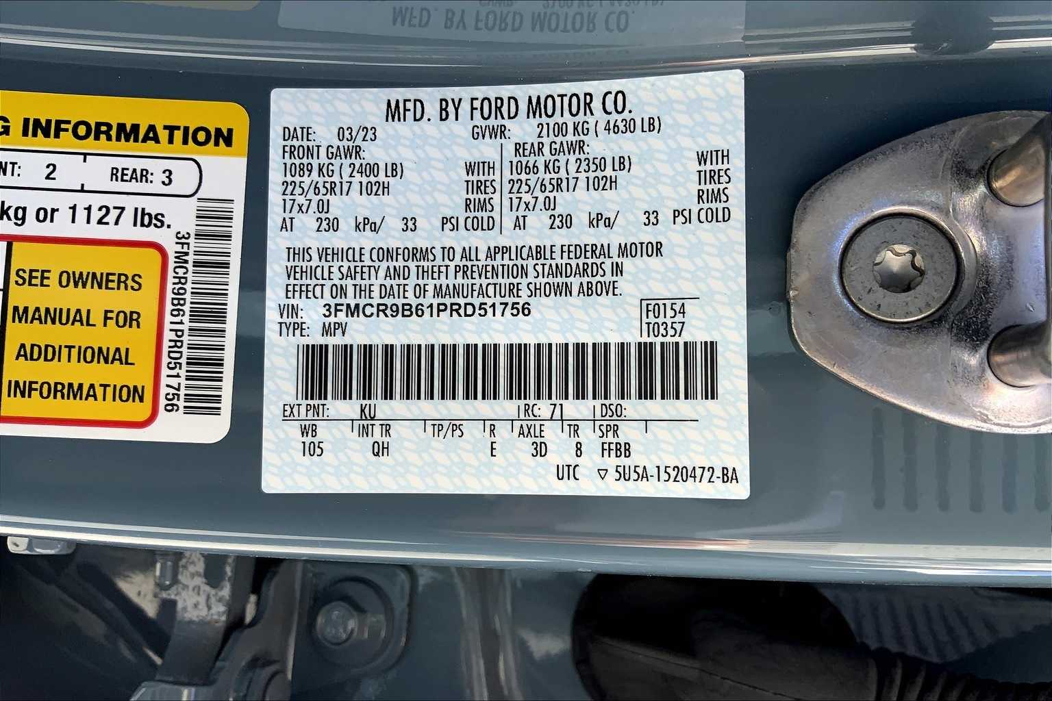 Thumbnail: 2023 Ford Bronco Sport - 20