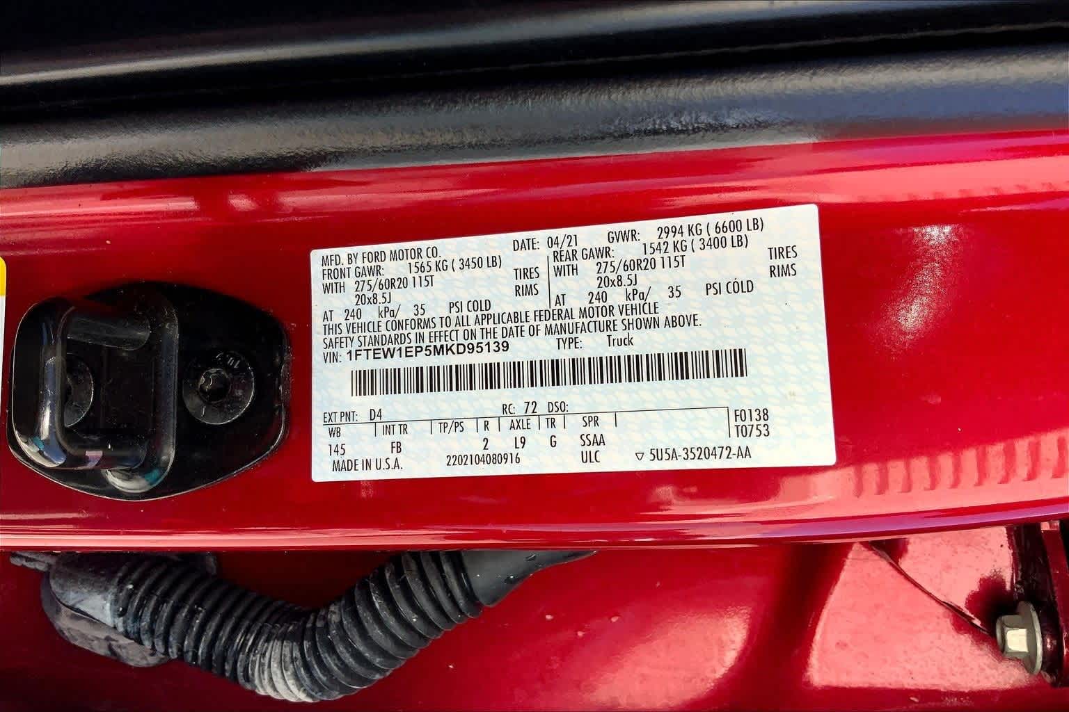 Thumbnail: 2021 Ford F-150 - 20