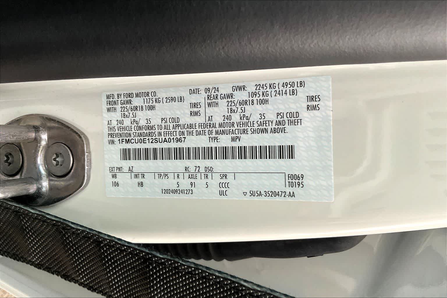 Thumbnail: 2025 Ford Escape - 20