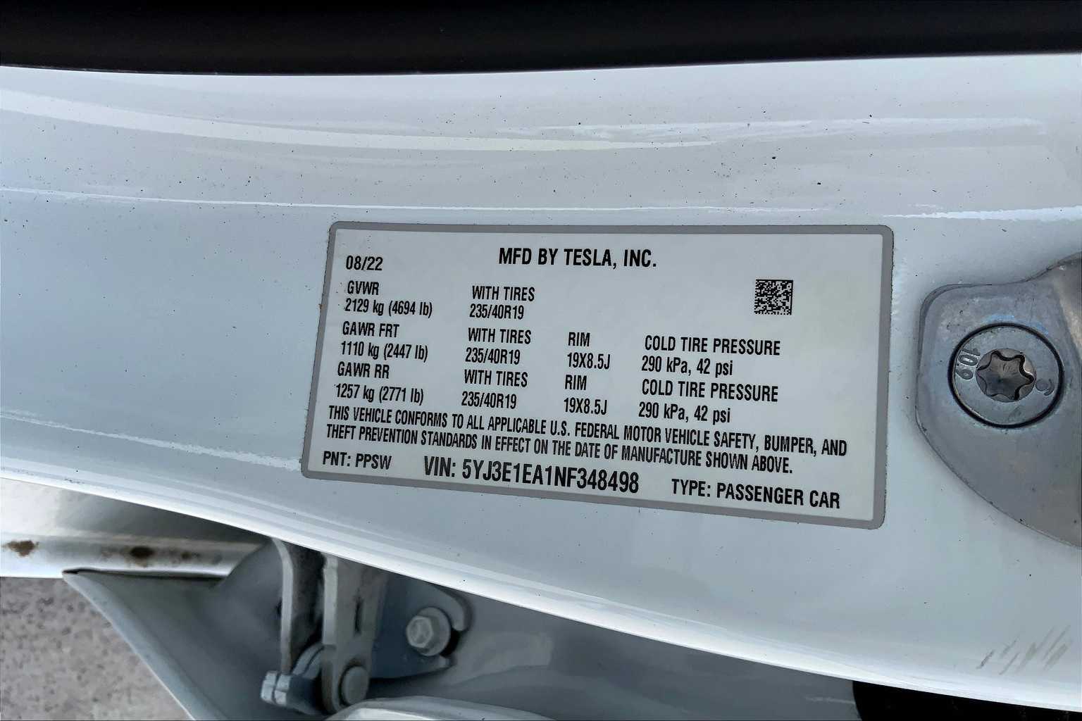 Thumbnail: 2022 Tesla Model 3 - 20