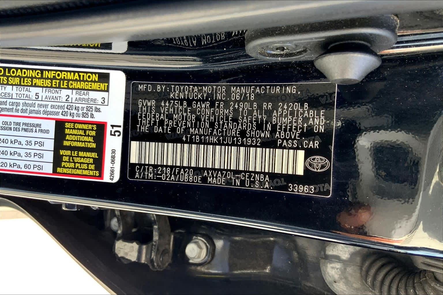 Thumbnail: 2018 Toyota Camry - 20