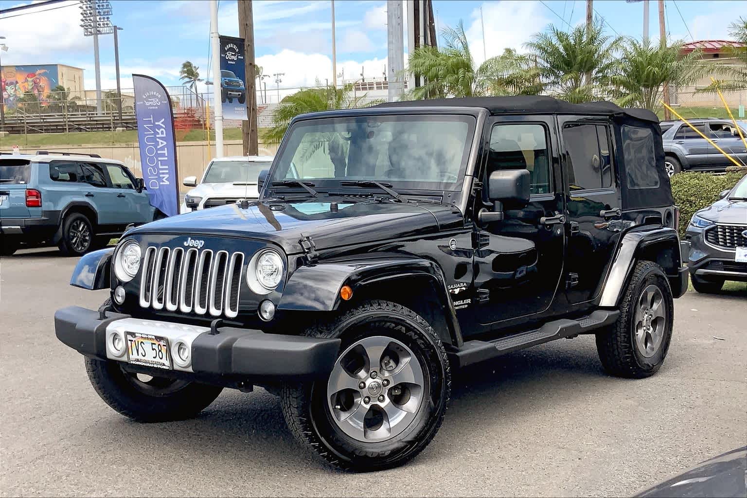 2017 Jeep Wrangler Unlimited Sahara -
                Honolulu, HI