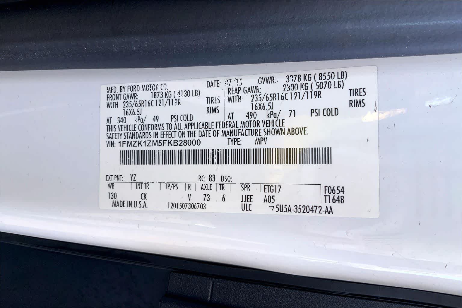 Thumbnail: 2015 Ford Transit Series - 20